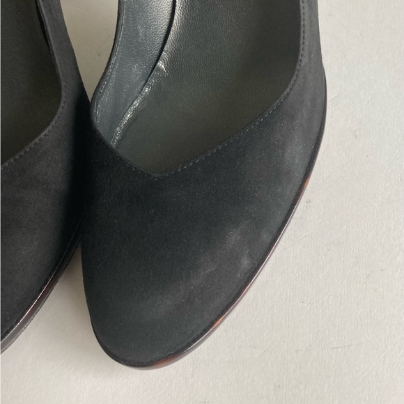 Stuart Weitzman Black Suede Genuine Leather Pumps size 10 - Picture 9 of 15
